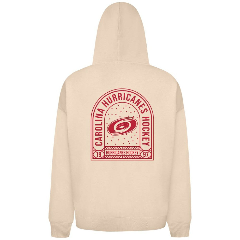 Carolina Hurricanes Levelwear Uphill Stained Glass Full-Zip Hoodie Jacket - Khaki | US 202039351