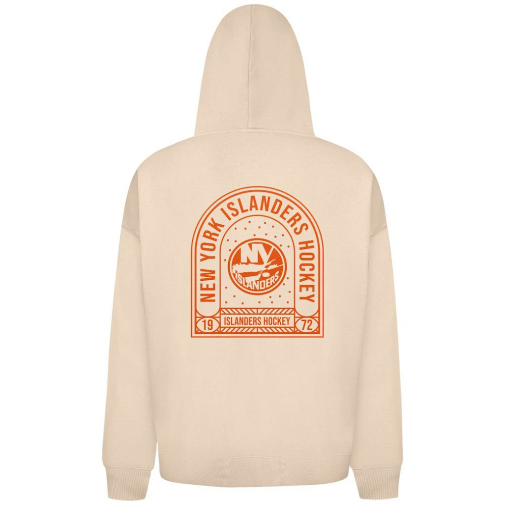 New York Islanders Levelwear Uphill Stained Glass Full-Zip Hoodie Jacket - Khaki | US 202039353