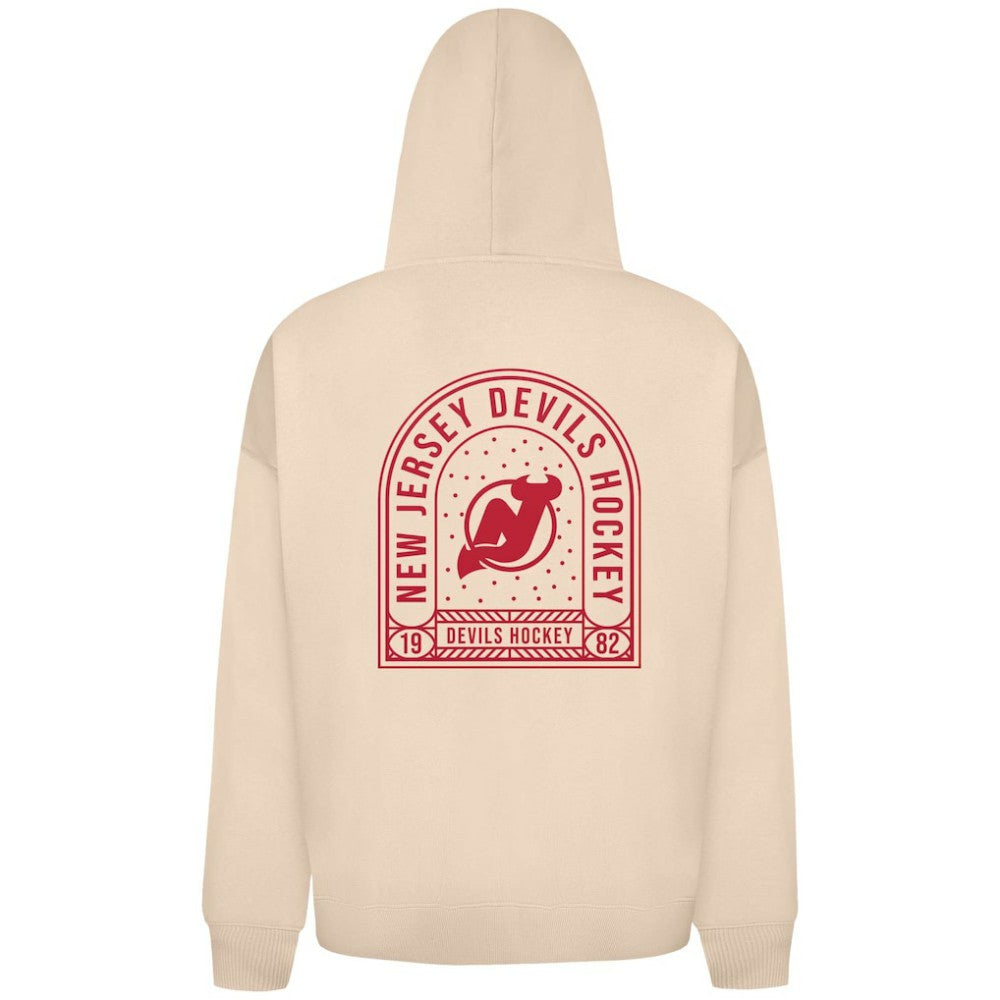 New Jersey Devils Levelwear Uphill Stained Glass Full-Zip Hoodie Jacket - Khaki | US 202039354