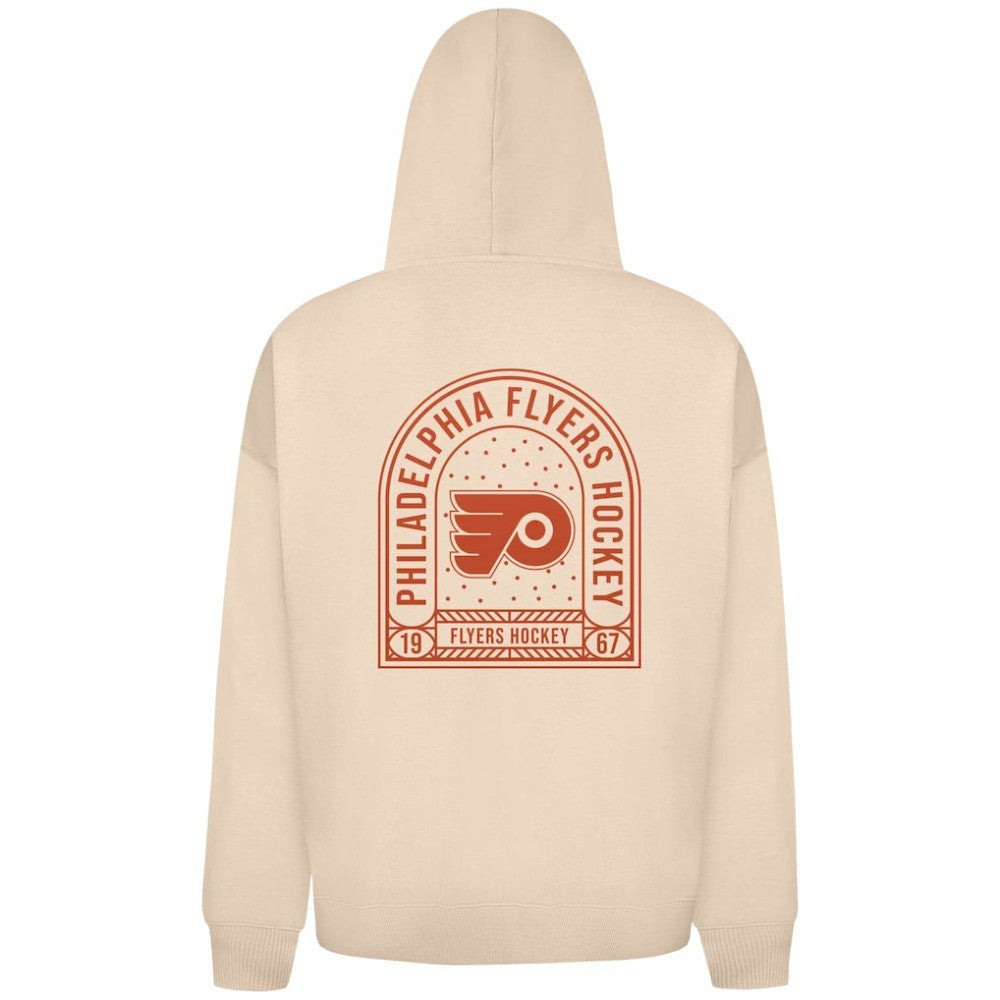 Philadelphia Flyers Levelwear Uphill Stained Glass Full-Zip Hoodie Jacket - Khaki | US 202039356