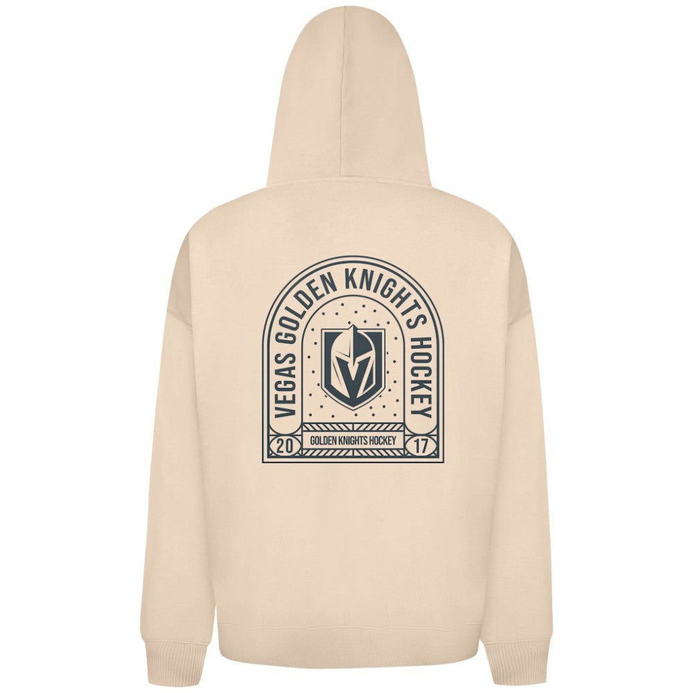 Vegas Golden Knights Levelwear Uphill Stained Glass Full-Zip Hoodie Jacket - Khaki | US 202039361