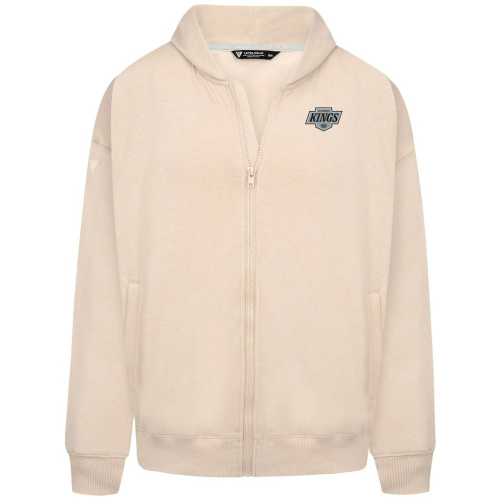 Los Angeles Kings Levelwear Uphill Stained Glass Full-Zip Hoodie Jacket - Khaki | US 202039364