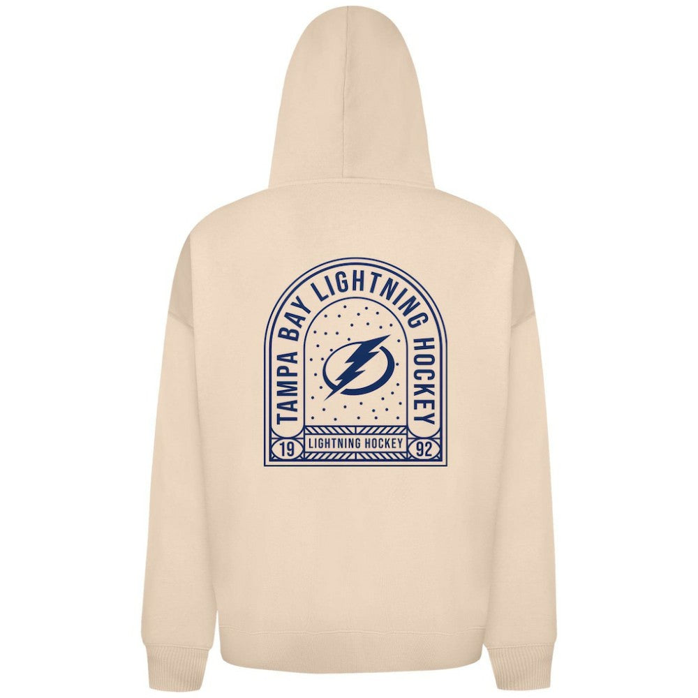 Tampa Bay Lightning Levelwear Uphill Stained Glass Full-Zip Hoodie Jacket - Khaki | US 202039366