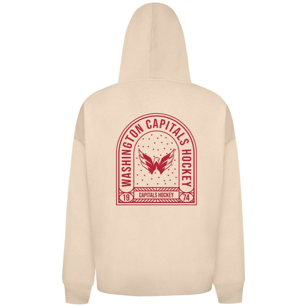 Washington Capitals Levelwear Uphill Stained Glass Full-Zip Hoodie Jacket - Khaki | US 202039367