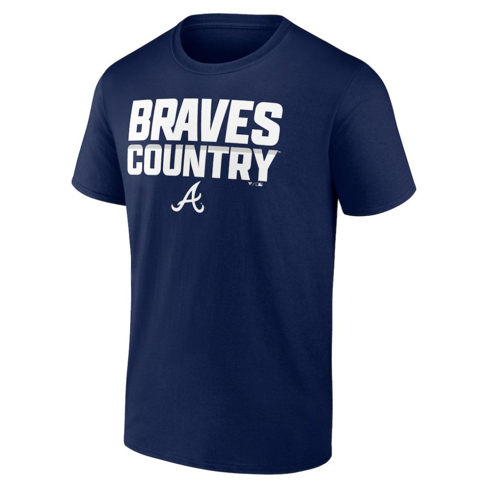 Atlanta Braves October Baseball T-Shirt - Navy T-shirts