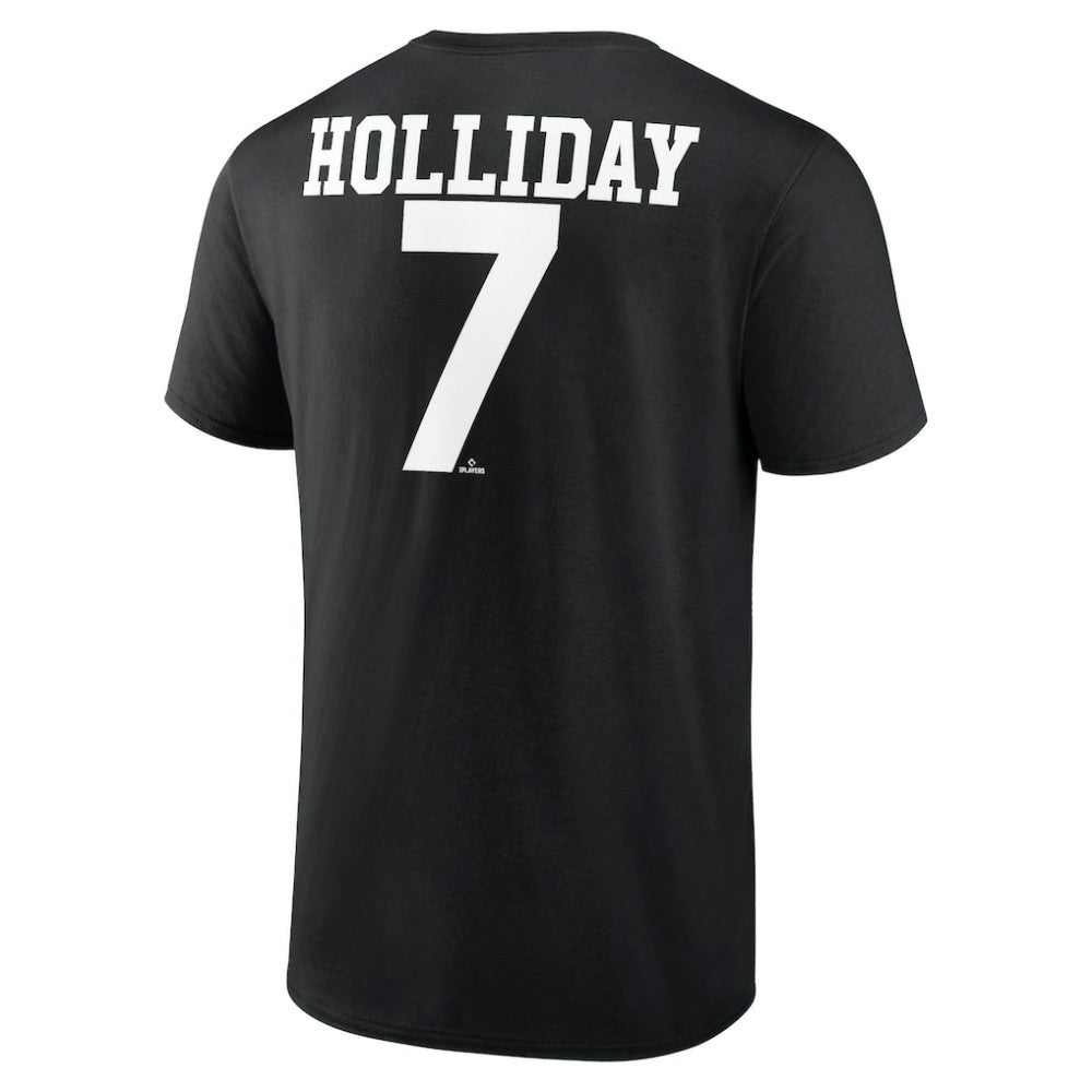 Jackson Holliday Baltimore Orioles Icon Player Name &Number T-Shirt - Black T-shirts