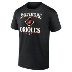 Baltimore Orioles Retro Diamond T-Shirt - Black T-shirts