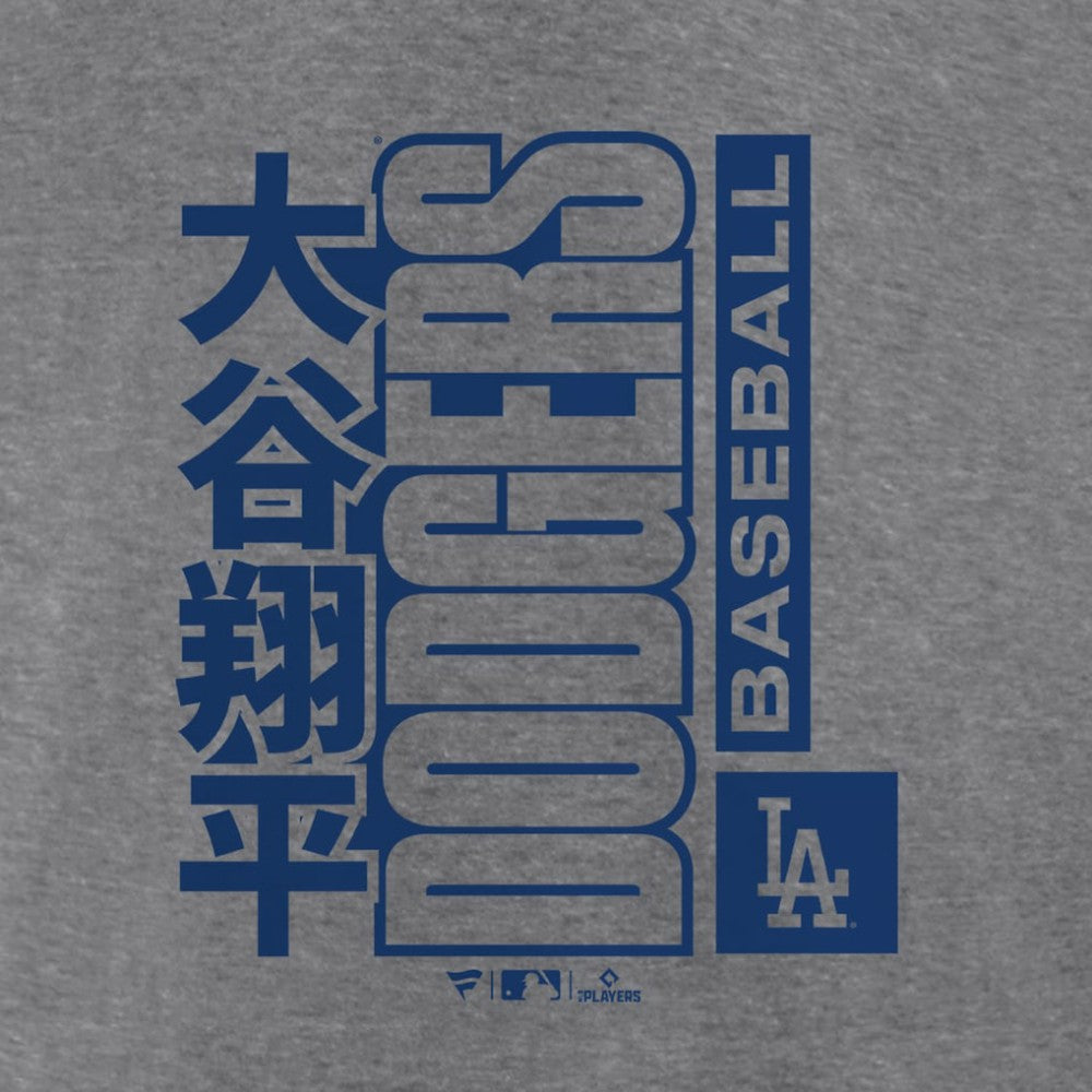 Shohei Ohtani Los Angeles Dodgers Tri-Blend T-Shirt - Heather Gray T-shirts