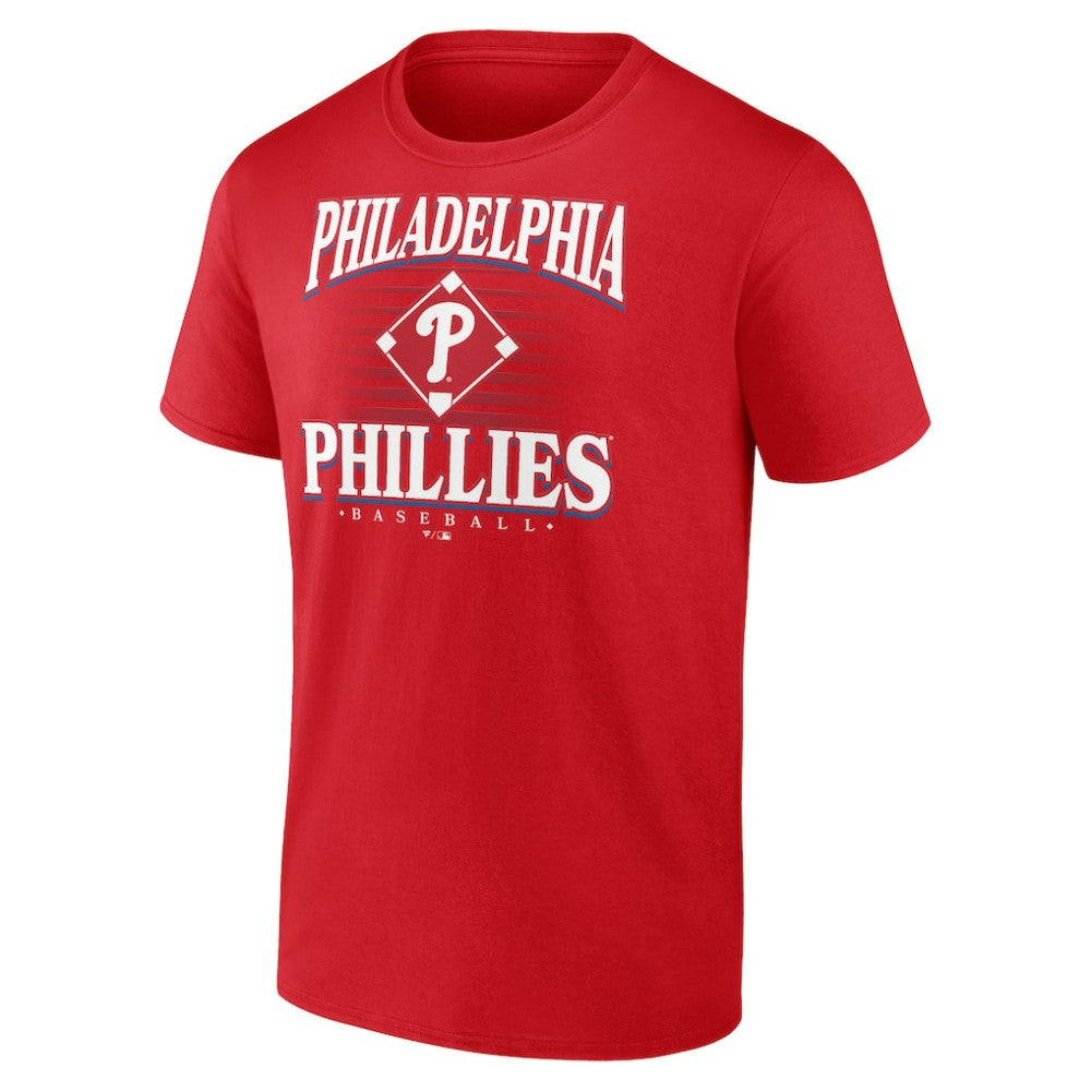 Philadelphia Phillies Retro Diamond T-Shirt - Red T-shirts