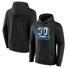 Carolina Panthers 30th Anniversary Pullover Hoodie - Black Hoodies