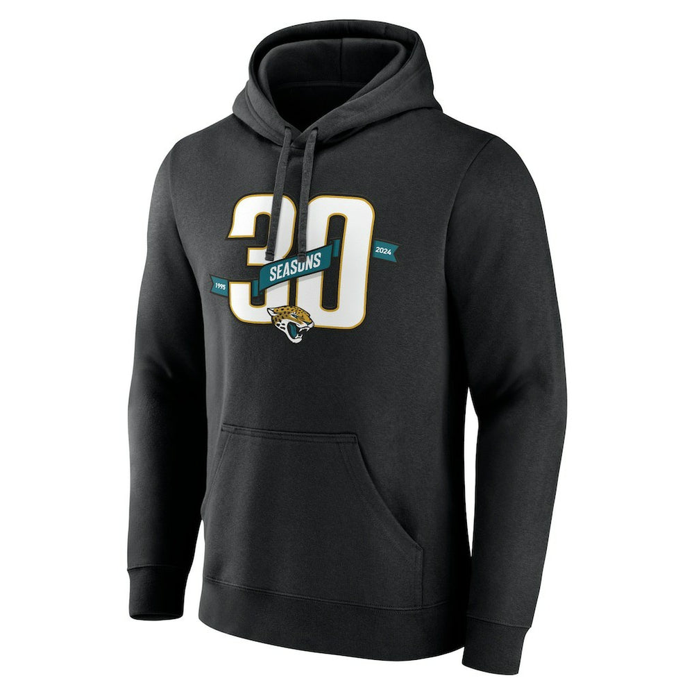 Jacksonville Jaguars 30th Anniversary Pullover Hoodie - Black Hoodies