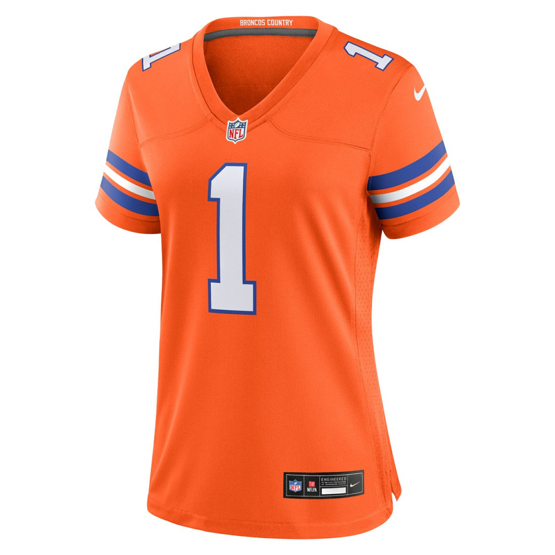 Jason Elam Denver Broncos Women's Mile High Collection 1977 Throwback Retired Player Game Jersey - Orange Jerseys