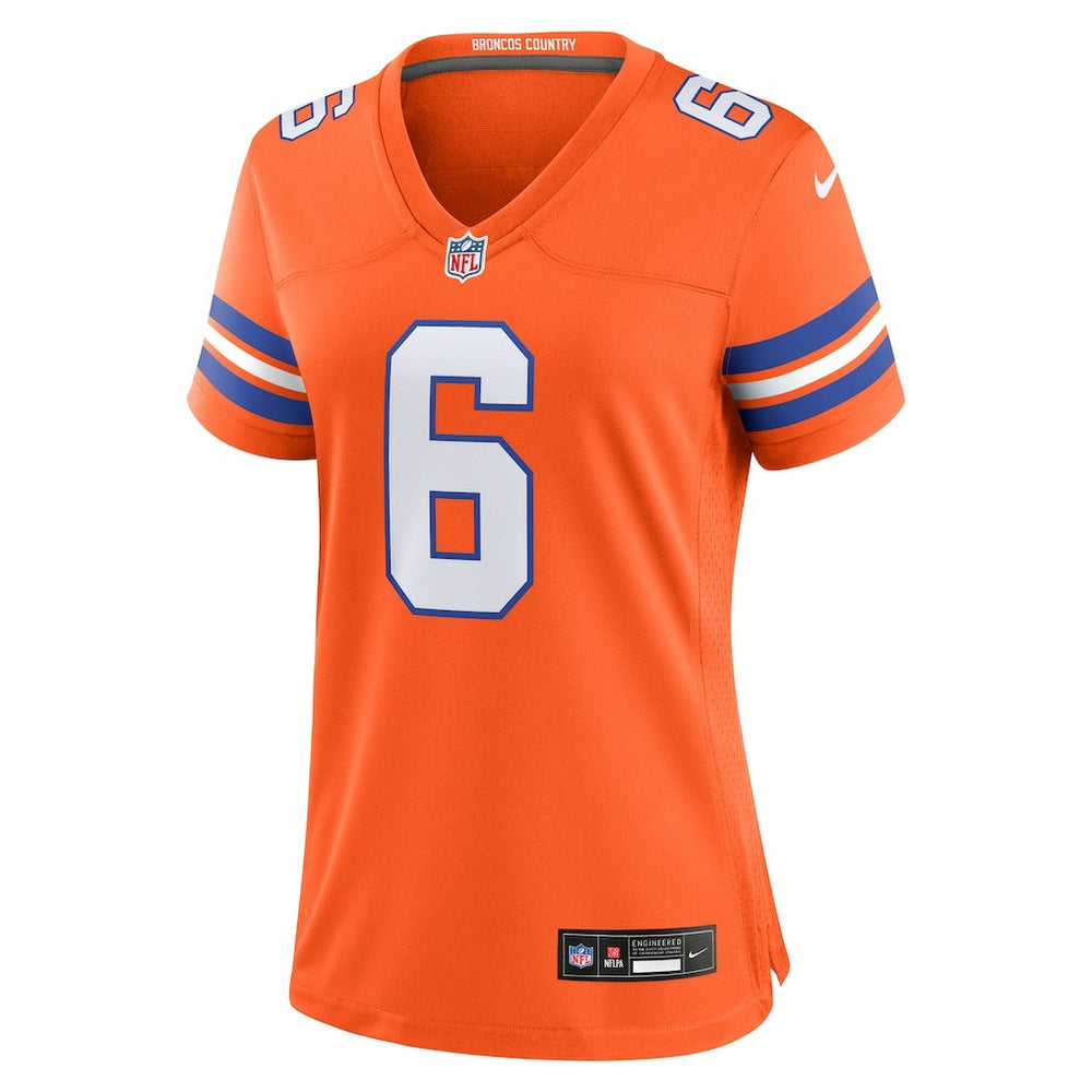 P.J. Locke III Denver Broncos Women's Mile High Collection 1977 Throwback Player Game Jersey - Orange Jerseys