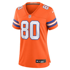 Rod Smith Denver Broncos Women's Mile High Collection 1977 Throwback Retired Player Game Jersey - Orange Jerseys