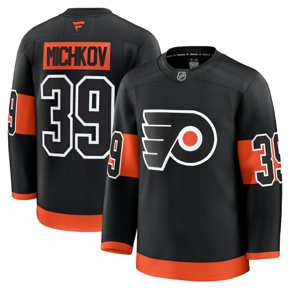 Matvei Michkov Philadelphia Flyers Fanatics Alternate Premium Jersey - Black | US 202048376