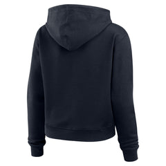Houston Texans WEAR by Erin Andrews Women's Plus Size Waffle Hoodie Pullover Top - Navy Hoodies