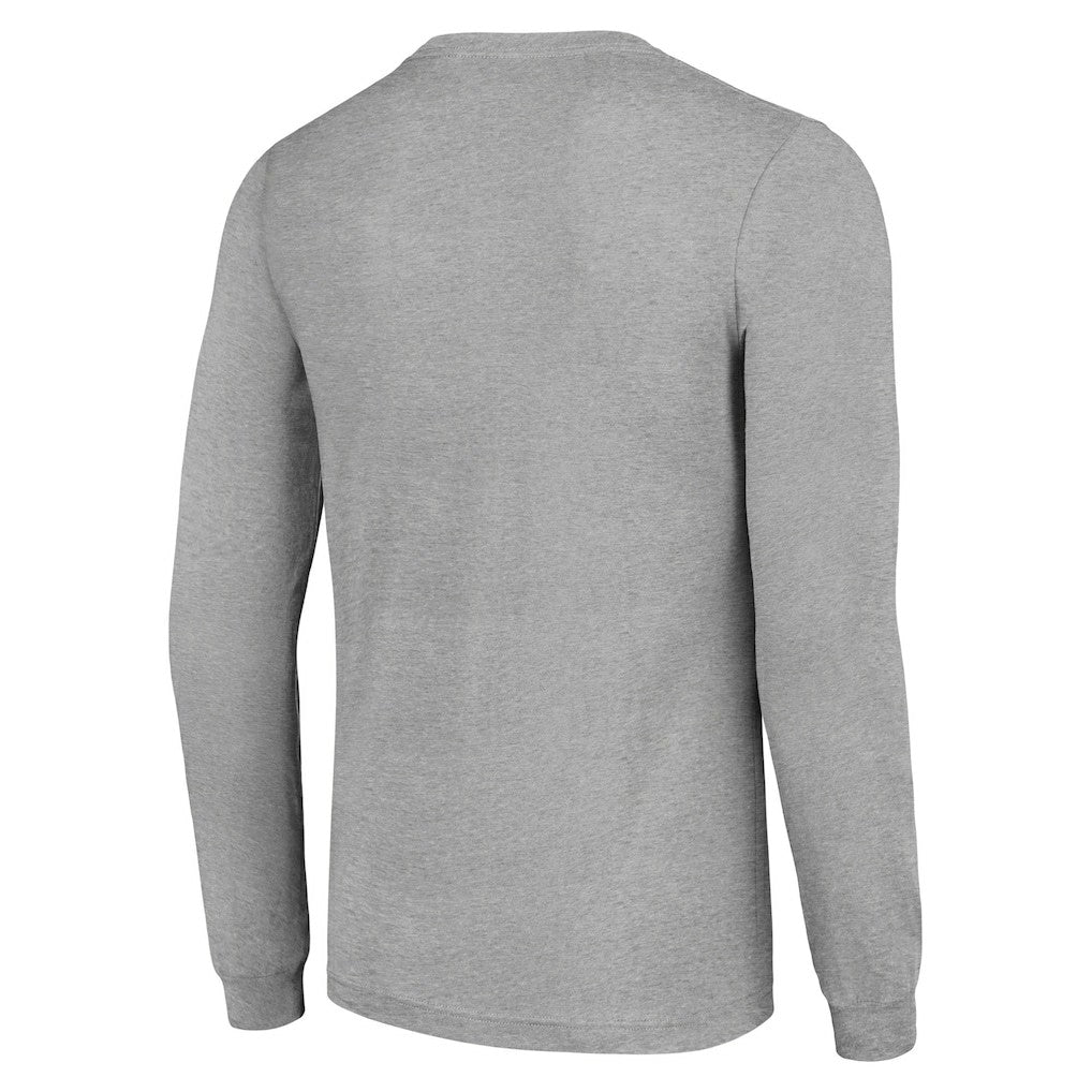 Pittsburgh Steelers Starter Player Grid Long Sleeve T-Shirt - Heather Gray T-shirts