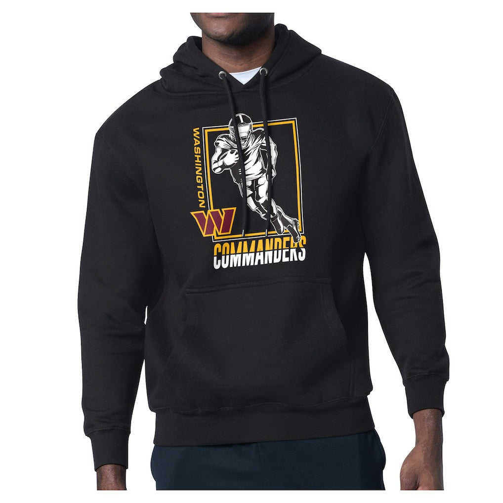 Washington Commanders Starter Player Grid Pullover Hoodie - Black Hoodies