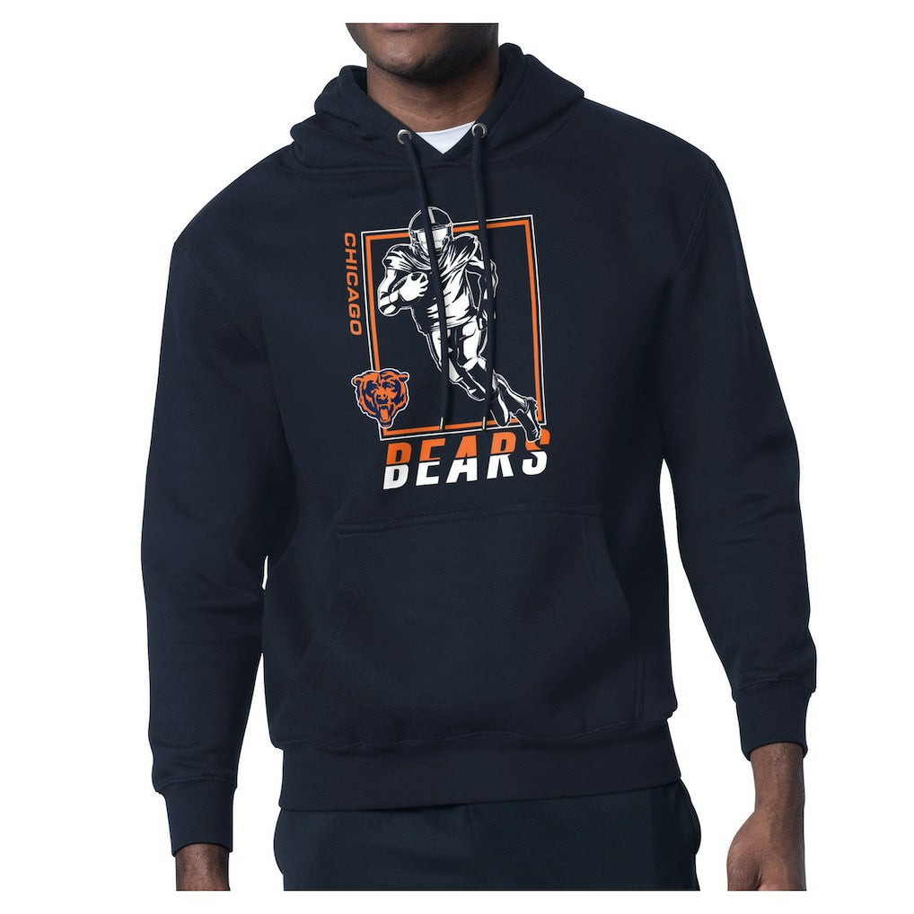 Chicago Bears Starter Player Grid Pullover Hoodie - Navy Hoodies