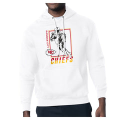 Kansas City Chiefs Starter Player Grid Pullover Hoodie - White Hoodies