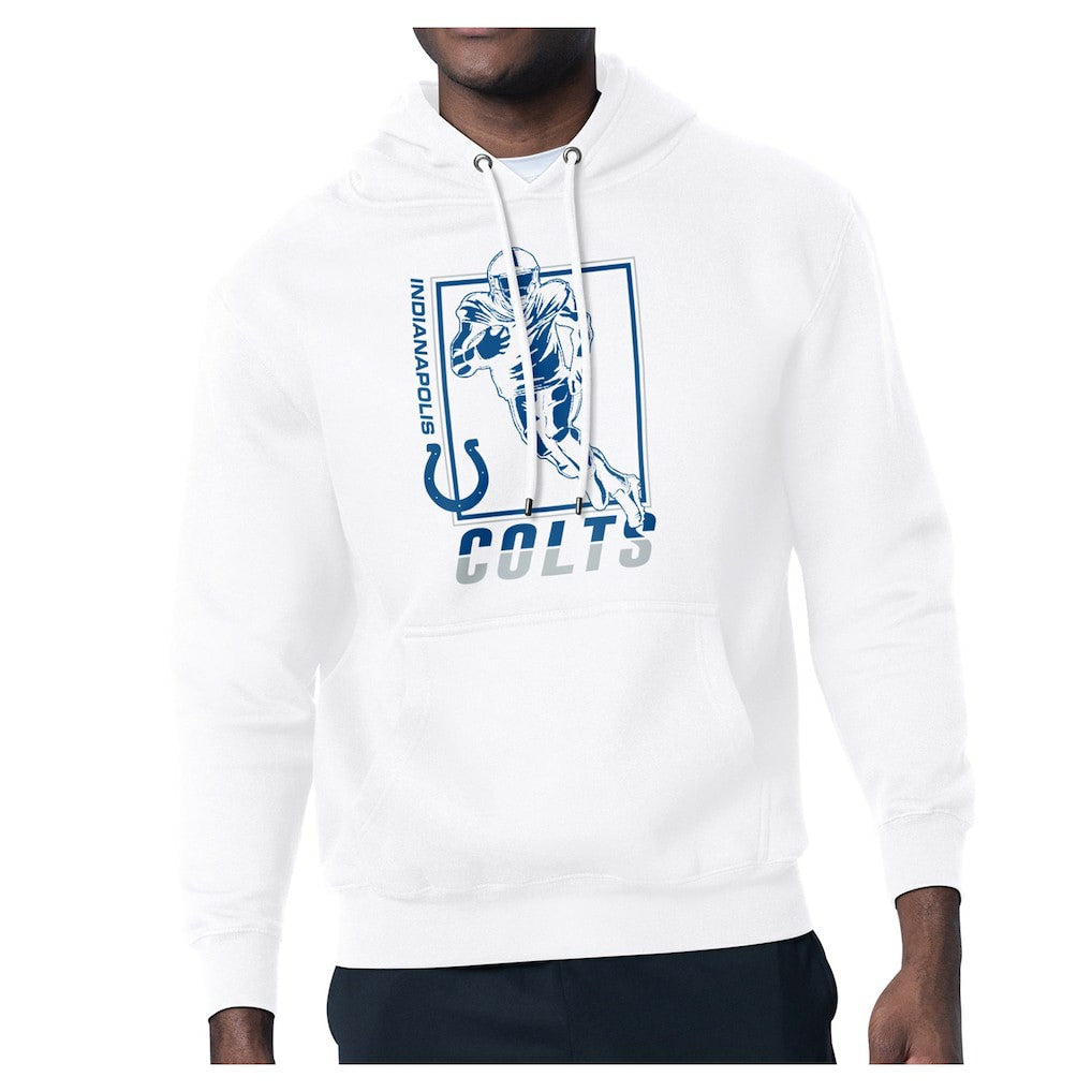 Indianapolis Colts Starter Player Grid Pullover Hoodie - White Hoodies