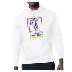 Minnesota Vikings Starter Player Grid Pullover Hoodie - White Hoodies