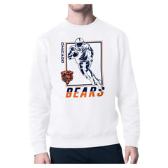 Chicago Bears Starter Player Grid Pullover Sweatshirt - White Pullover