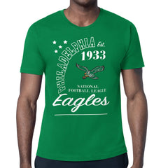 Philadelphia Eagles Starter Arch City Retro Logo T-Shirt - Kelly Green T-shirts