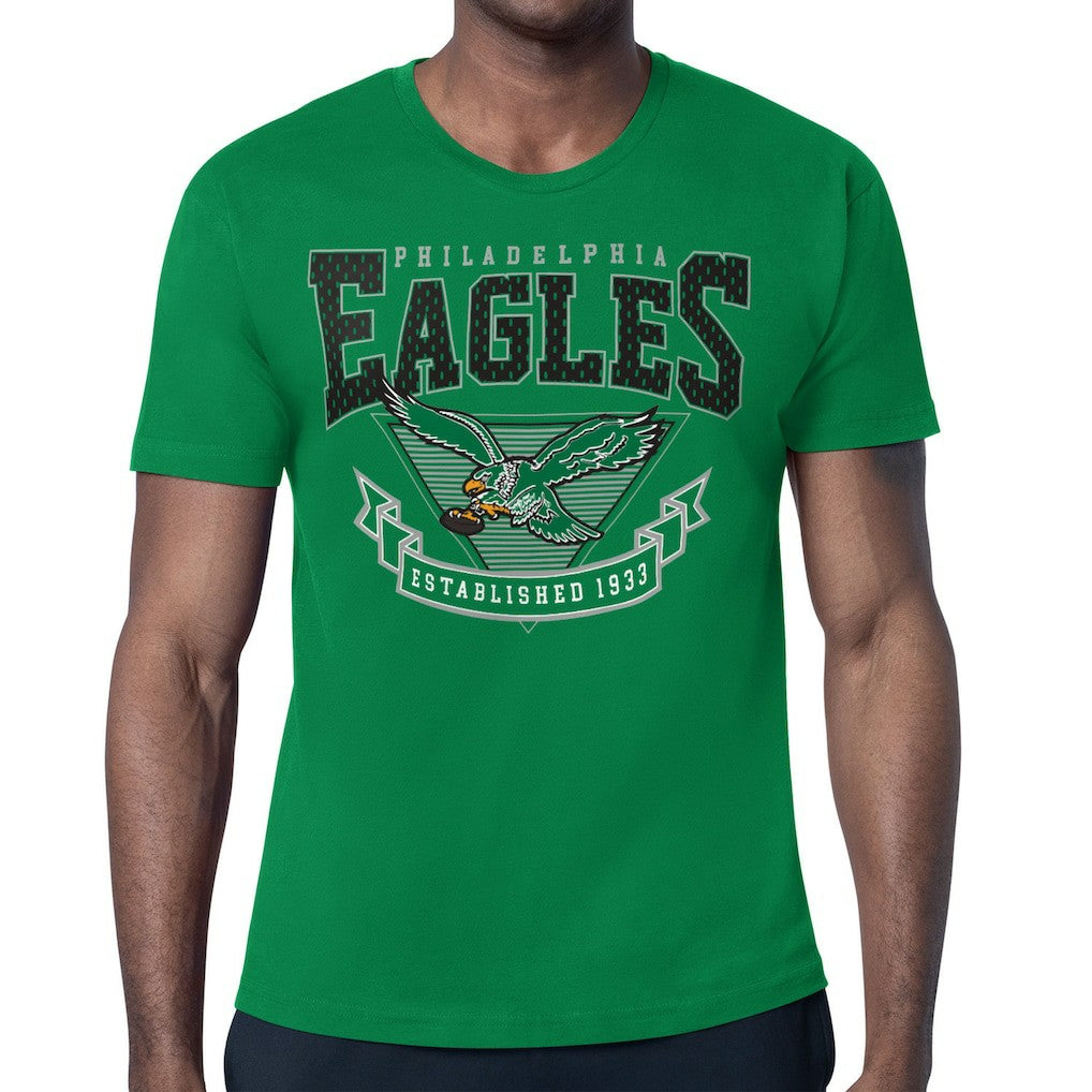 Philadelphia Eagles Starter ‘80s Inspired Retro Logo T-Shirt - Kelly Green T-shirts