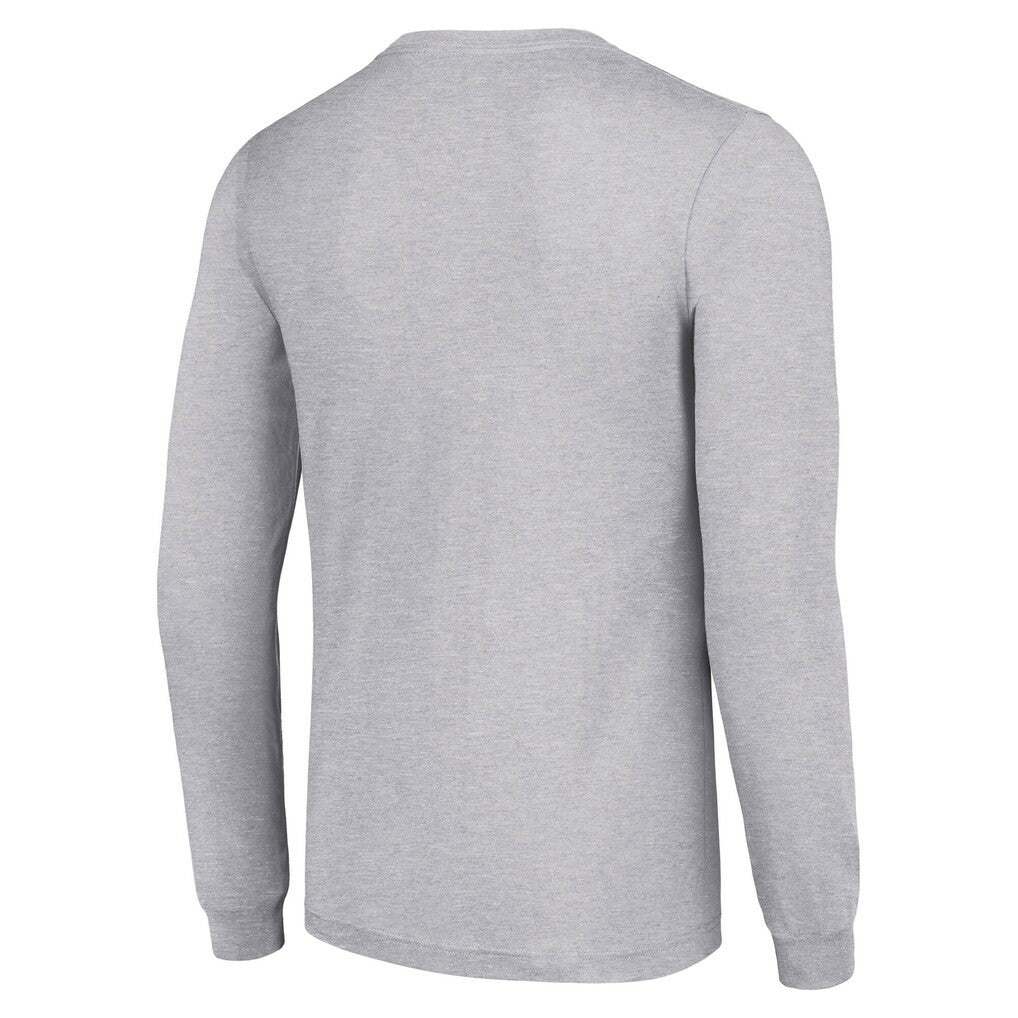 Green Bay Packers Starter Team Name Graphic Long Sleeve T-Shirt - Heather Gray T-shirts