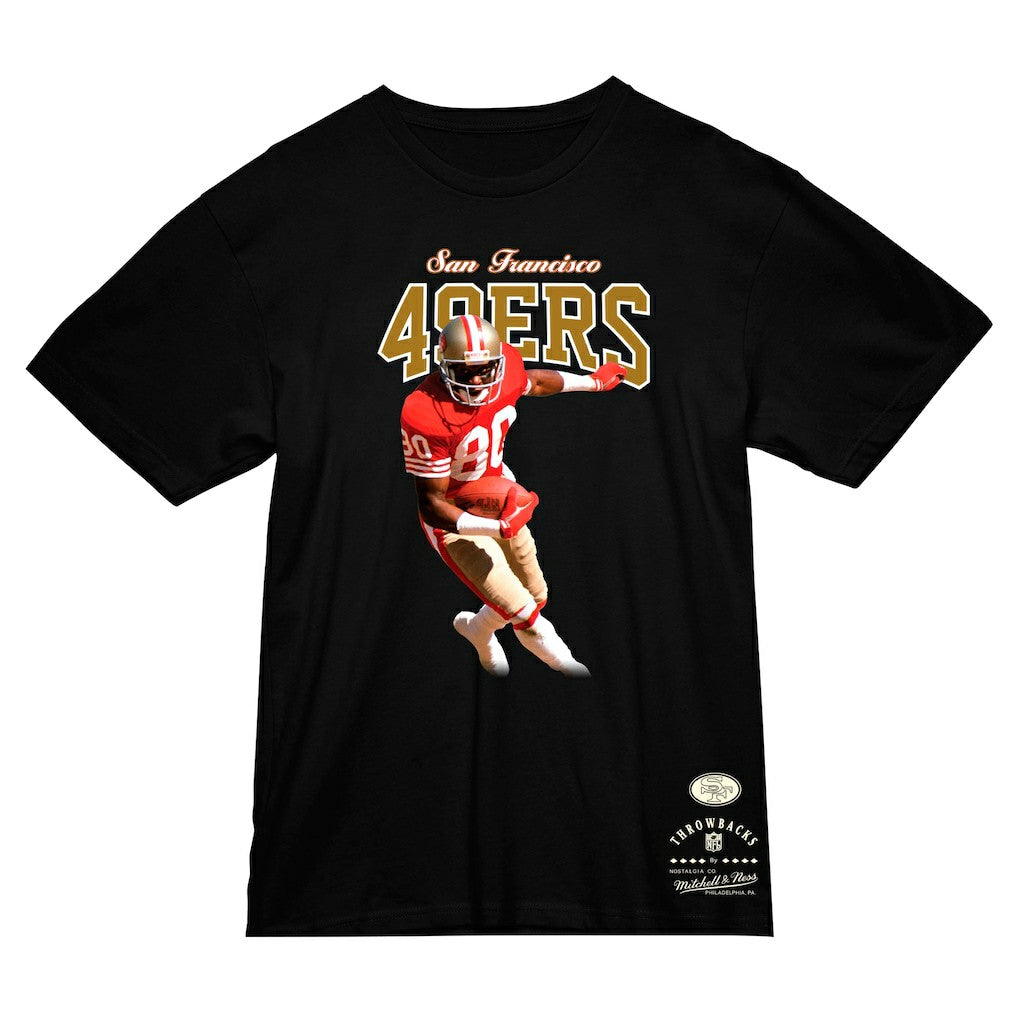 Jerry Rice San Francisco 49ers Sideline Retired Player T-Shirt - Black T-shirts