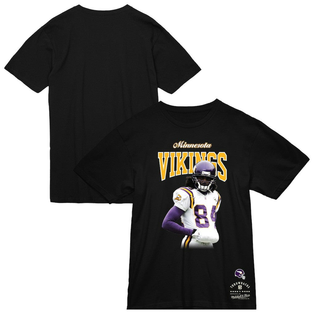Randy Moss Minnesota Vikings Sideline Retired Player T-Shirt - Black T-shirts