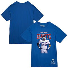 Lawrence Taylor New York Giants Sideline Retired Player T-Shirt - Royal T-shirts