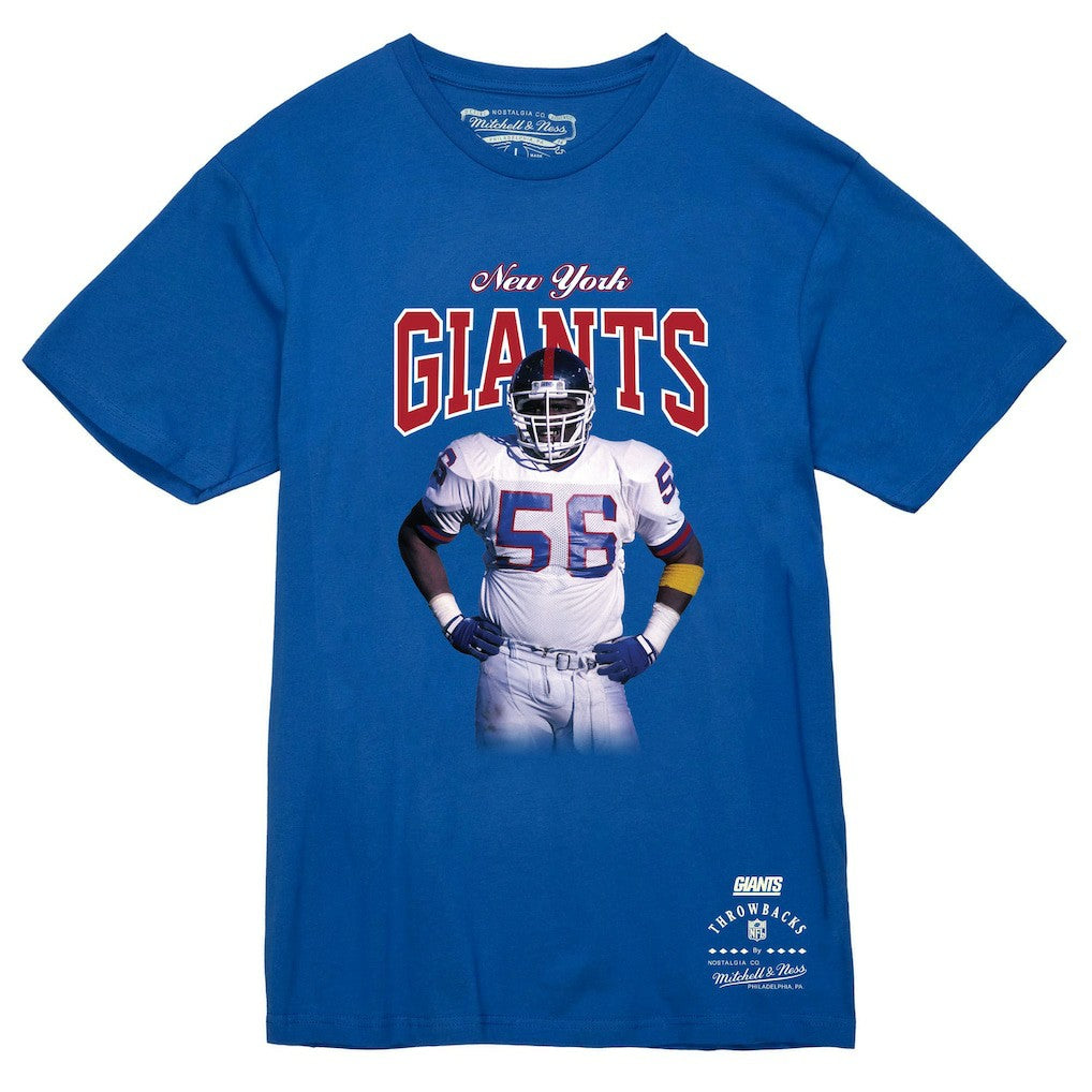 Lawrence Taylor New York Giants Sideline Retired Player T-Shirt - Royal T-shirts
