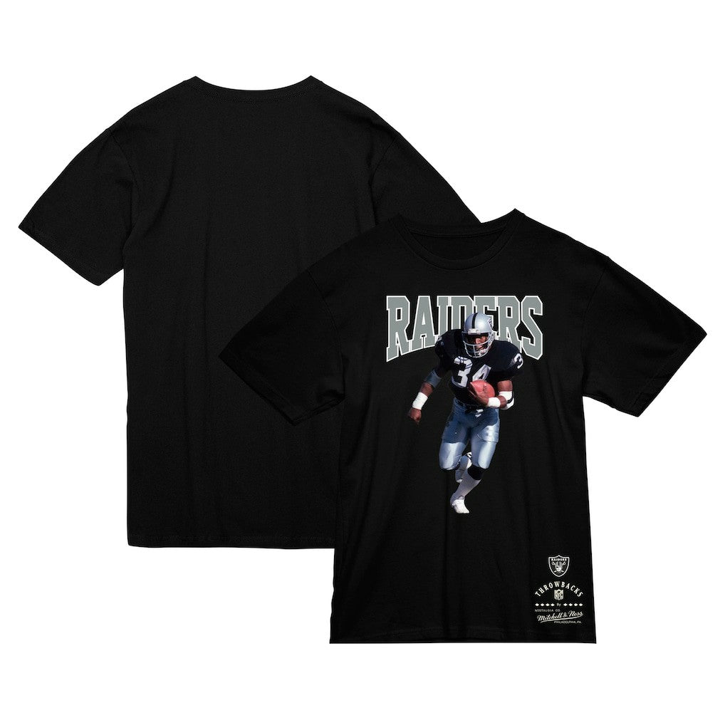 Bo Jackson Las Vegas Raiders Sideline Retired Player T-Shirt - Black T-shirts