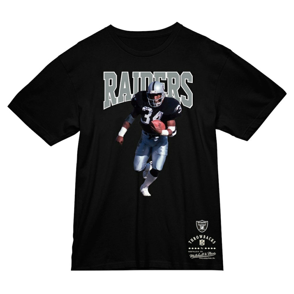 Bo Jackson Las Vegas Raiders Sideline Retired Player T-Shirt - Black T-shirts