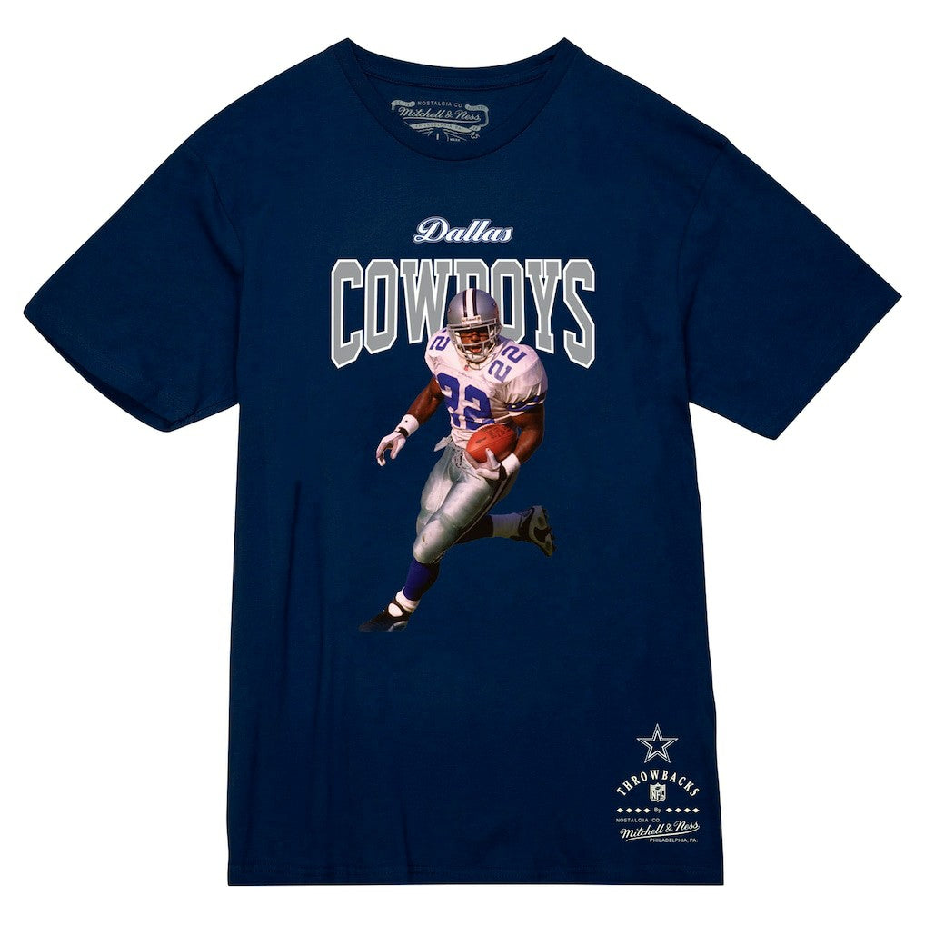 Emmitt Smith Dallas Cowboys Sideline Retired Player T-Shirt - Navy T-shirts