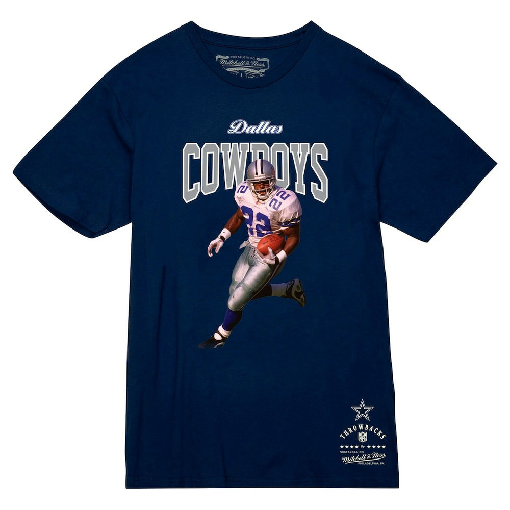Emmitt Smith Dallas Cowboys Sideline Retired Player T-Shirt - Navy T-shirts