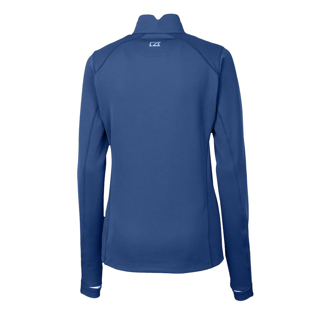 Buffalo Bills Cutter & Buck Women's Traverse Stretch Quarter-Zip Pullover Top - Royal Pullover