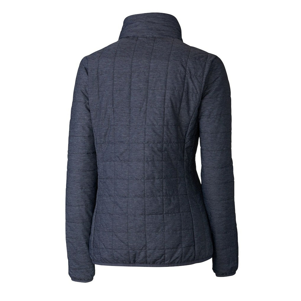 Denver Broncos Cutter & Buck Women's Rainier PrimaLoft Eco Insulated Full-Zip Puffer Jacket - Navy Jackets