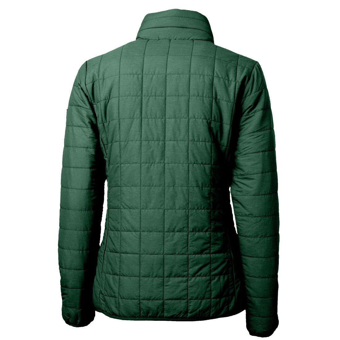 Green Bay Packers Cutter & Buck Women's Rainier PrimaLoft Eco Insulated Full-Zip Puffer Jacket - Green Jackets