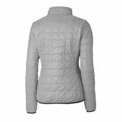 Detroit Lions Cutter & Buck Women's Rainier PrimaLoft Eco Insulated Full-Zip Puffer Jacket - Gray Jackets