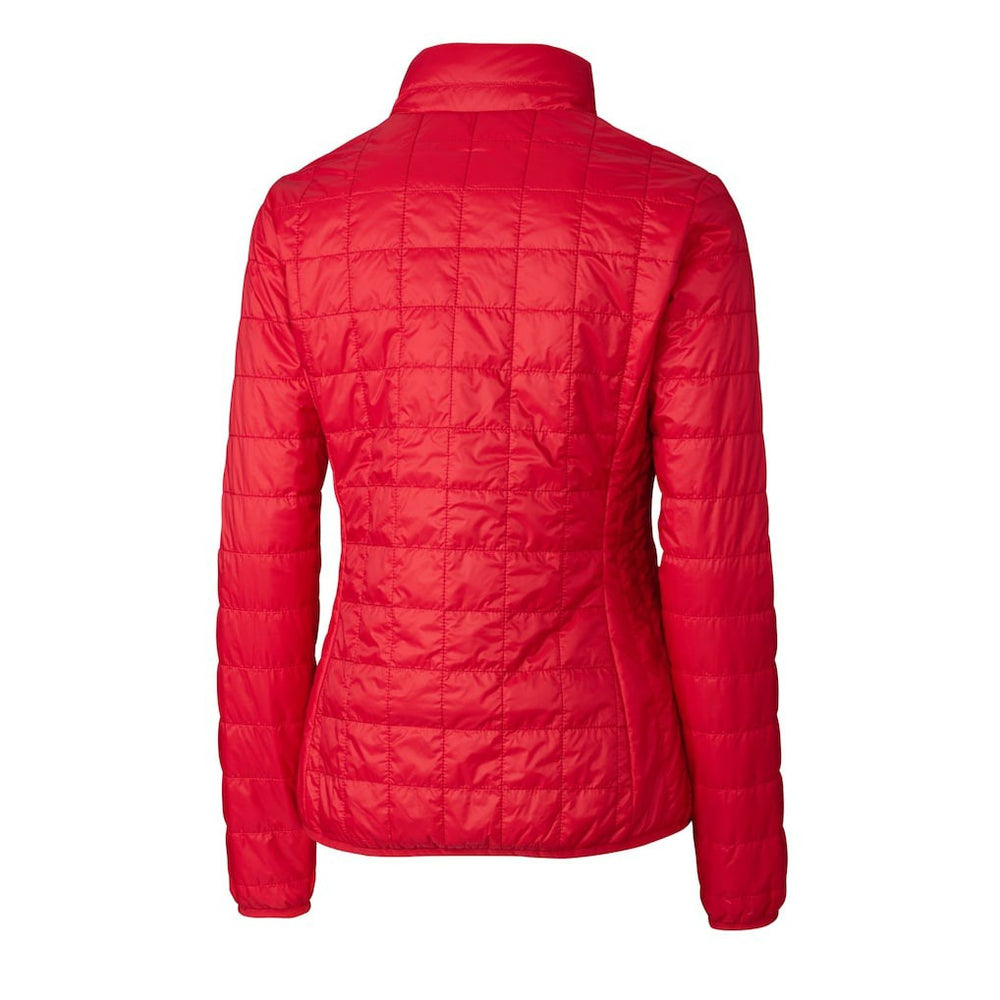 Buffalo Bills Cutter & Buck Women's Rainier PrimaLoft Eco Insulated Full-Zip Puffer Jacket - Red Jackets