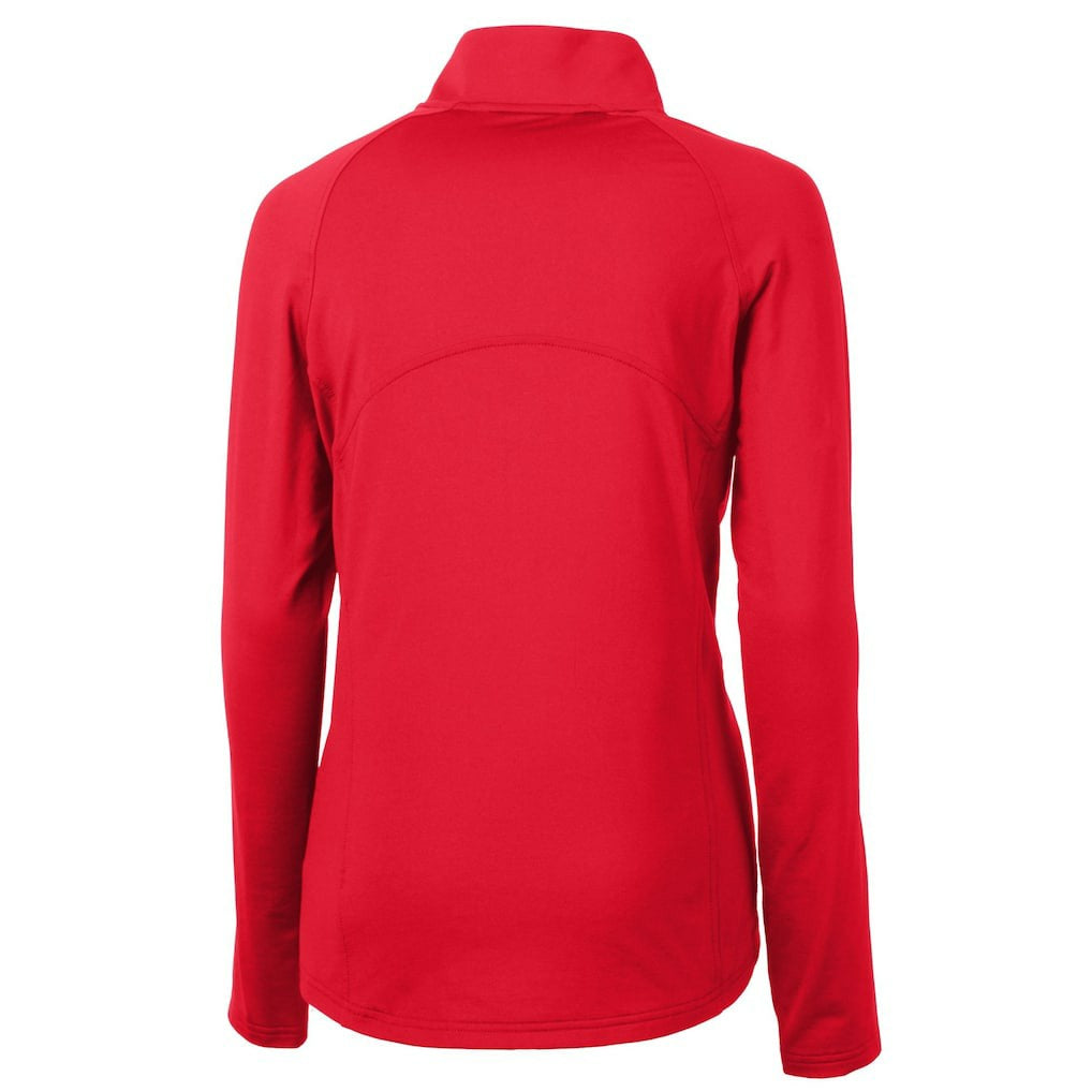 Arizona Cardinals Cutter & Buck Women's Adapt Eco Knit Stretch Recycled Half-Zip Pullover Top - Cardinal Pullover