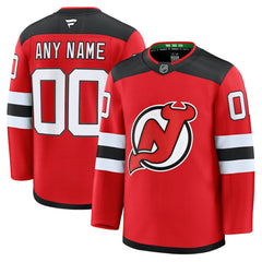 New Jersey Devils Fanatics Home Premium Custom Jersey - Red | US 202055713