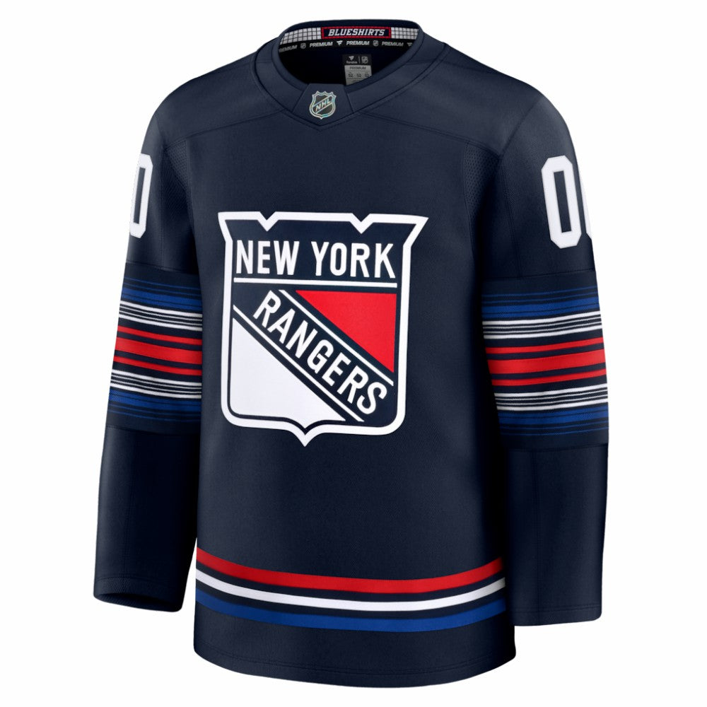 New York Rangers Fanatics Alternate Premium Custom Jersey - Navy | US 202055719