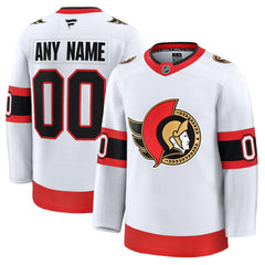 Ottawa Senators Fanatics Away Premium Custom Jersey - White | US 202055720