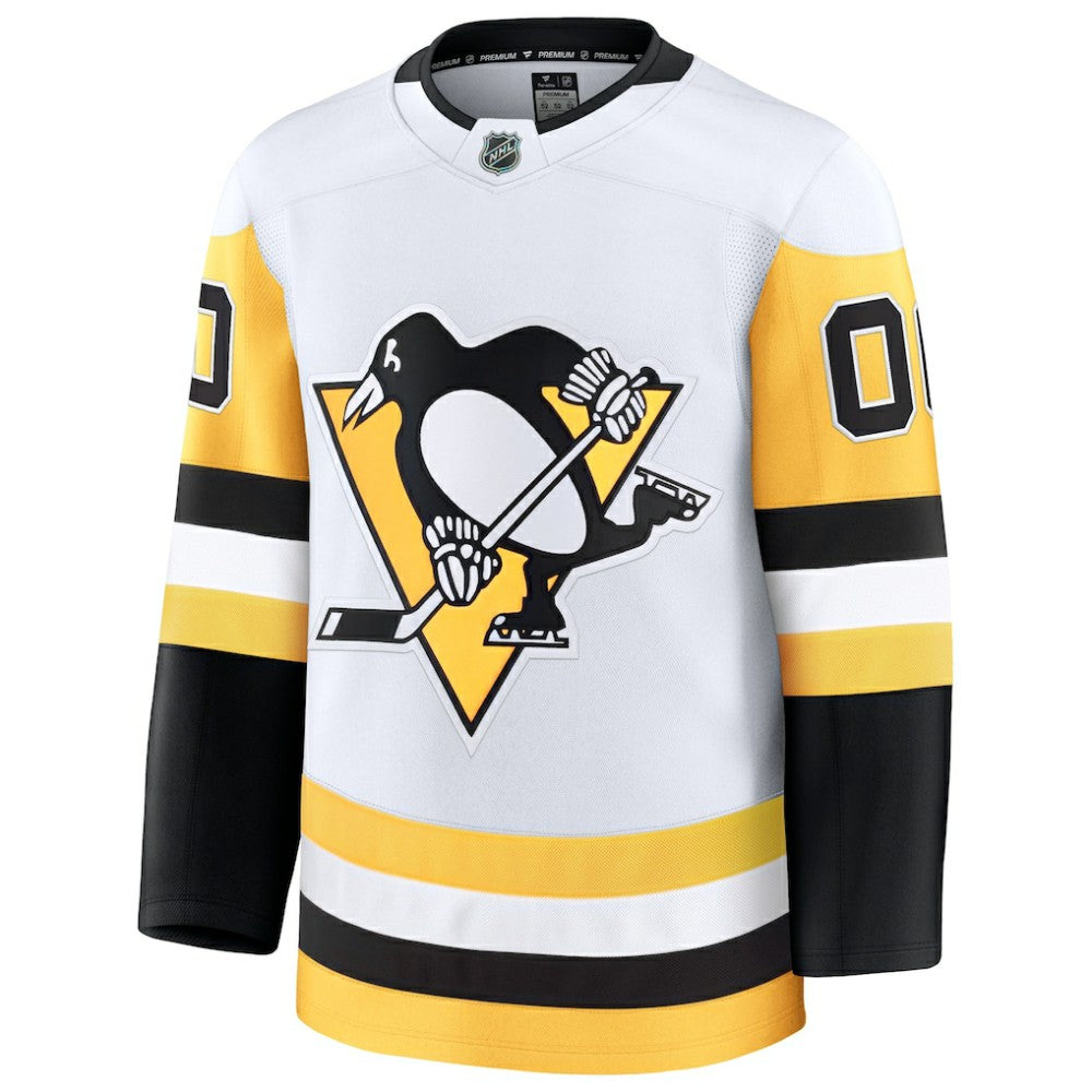 Pittsburgh Penguins Fanatics Away Premium Custom Jersey - White | US 202055725