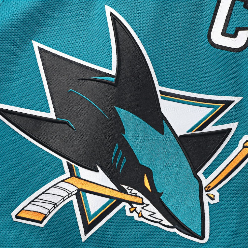 San Jose Sharks Fanatics Home Premium Custom Jersey - Teal | US 202055729