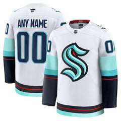 Seattle Kraken Fanatics Away Premium Custom Jersey - White | US 202055731